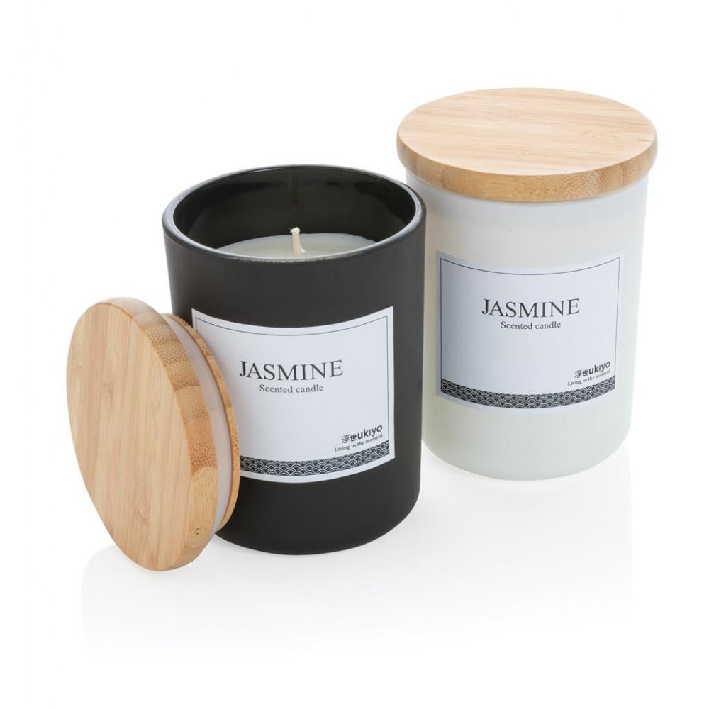 Scented candle bamboo lid | Eco gift